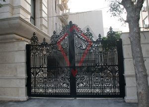 درب شیک و ساده ویلای